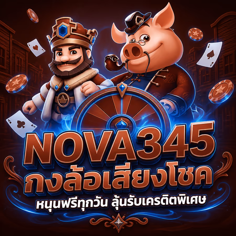 NOVA345 กงล้อเสี่ยงโชค หมุนฟรีทุกวัน ลุ้นรับเครดิตพิเศษ