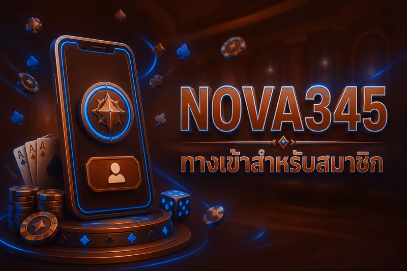 NOVA345 ทางเข้าสำหรับสมาชิก